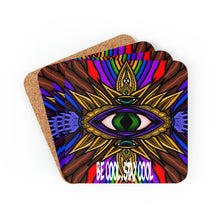 Load image into Gallery viewer, BCSC01 Corkwood Coaster Set 4pc